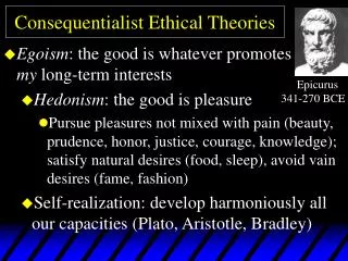 consequentialist ethical theories