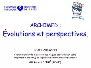 archimed volutions et perspectives