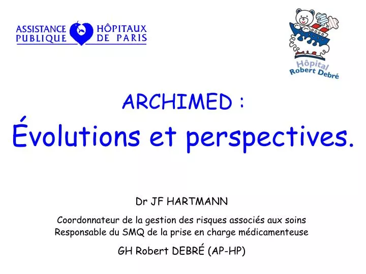 archimed volutions et perspectives