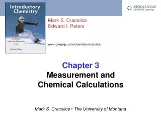 Chapter 3 Measurement and Chemical Calculations
