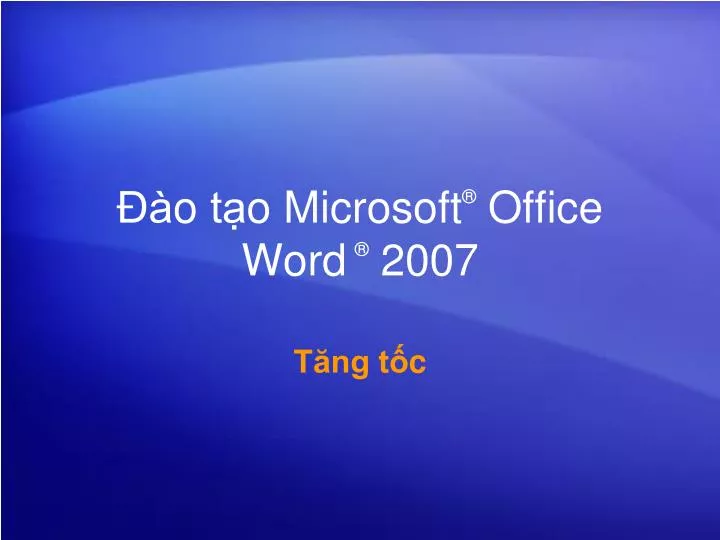 a o ta o microsoft office word 2007