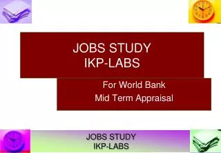 JOBS STUDY IKP-LABS