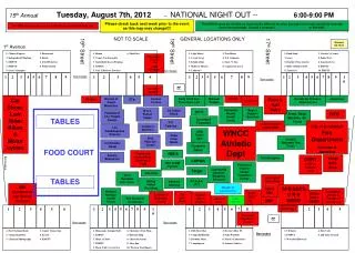 15 th Annual Tuesday, August 7th, 2012 -- NATIONAL NIGHT OUT -- 6:00-9:00 PM