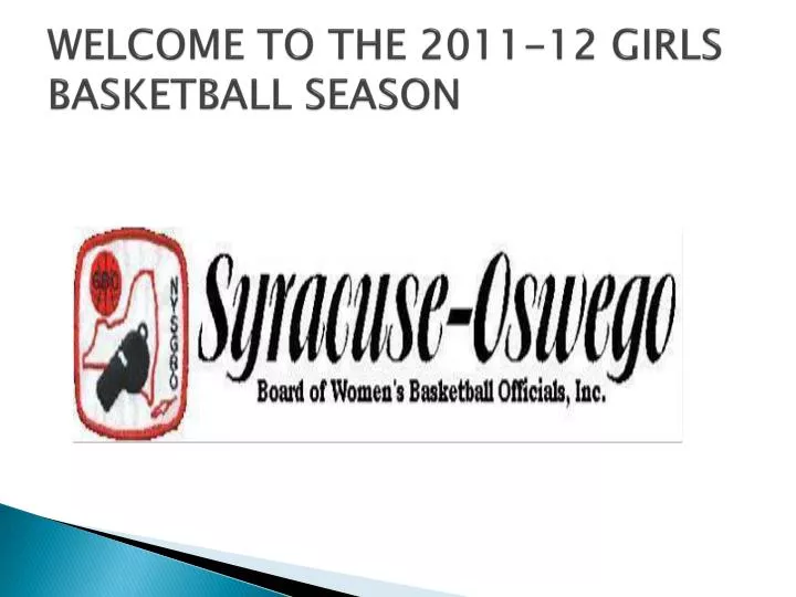 welcome to the 2011 12 girls basketball season