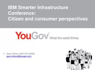 IBM Smarter Infrastructure Conference: Citizen and consumer perspectives