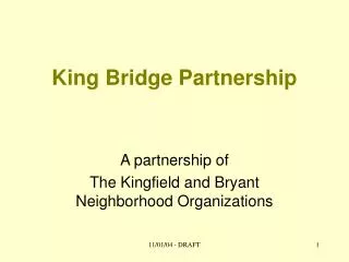 King Bridge Partnership