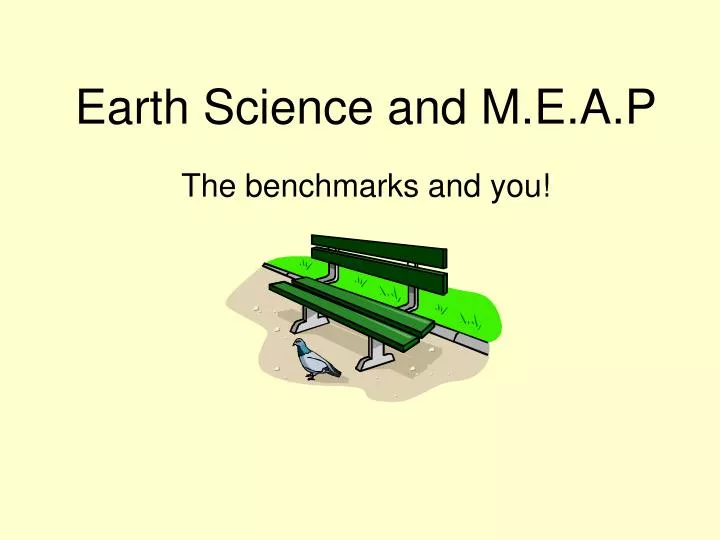 earth science and m e a p
