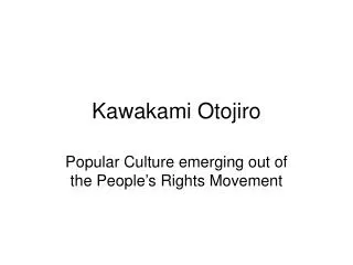 Kawakami Otojiro