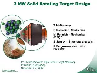 3 MW Solid Rotating Target Design