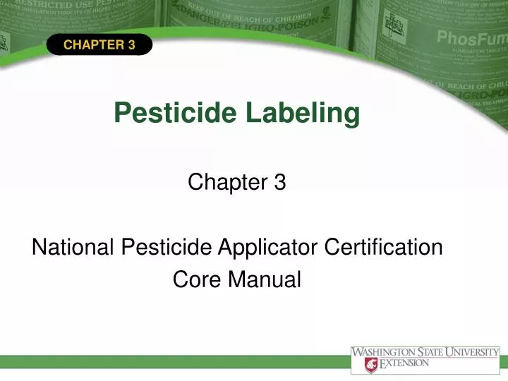 pesticide labeling