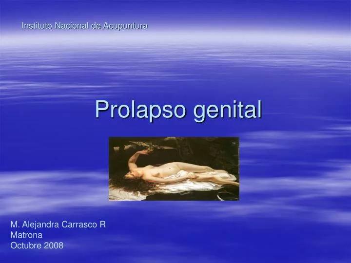 prolapso genital