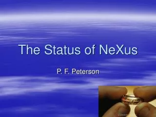 The Status of NeXus