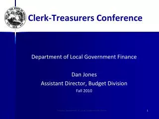 Clerk-Treasurers Conference