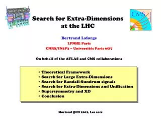 Search for Extra-Dimensions at the LHC