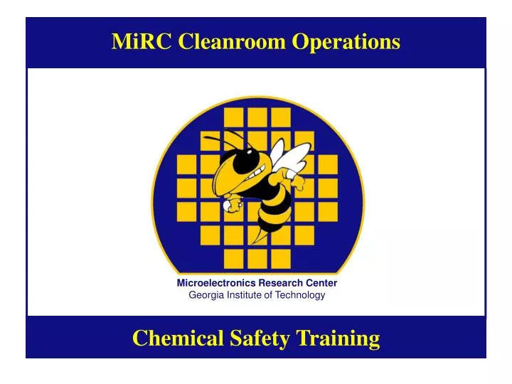 mirc cleanroom operations