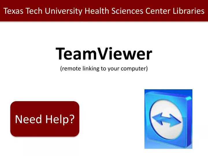 teamviewer remote linking to your computer