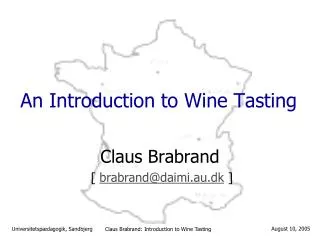 An Introduction to Wine Tasting