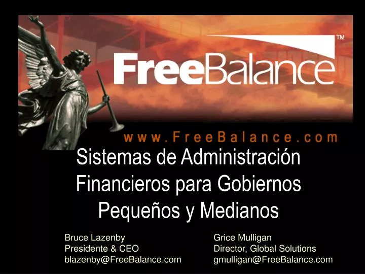 bruce lazenby presidente ceo blazenby@freebalance com