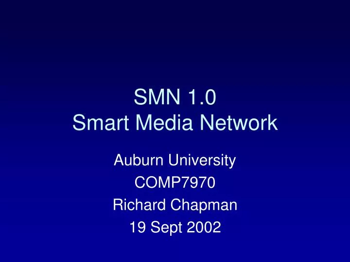 smn 1 0 smart media network