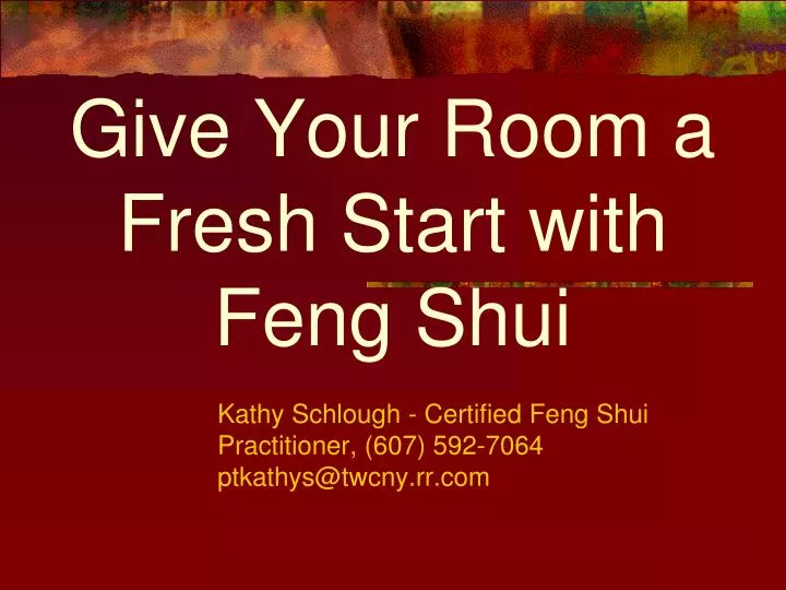 give your room a fresh start with feng shui
