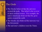 The Gods - slide 1