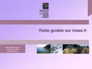 visite guid e sur insee fr