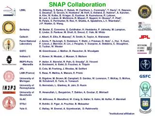SNAP Collaboration