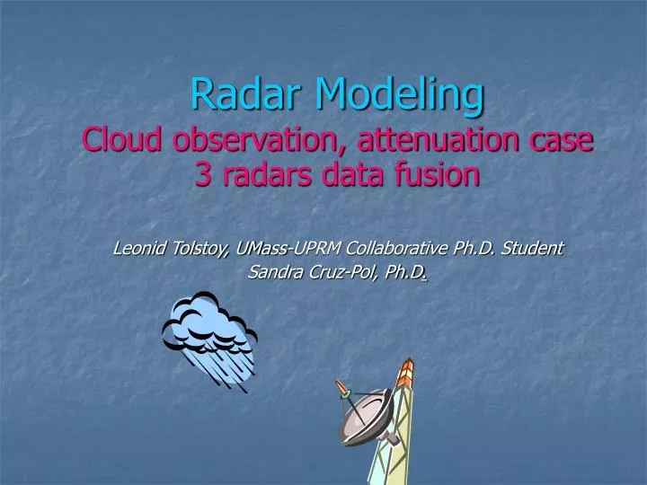 radar modeling