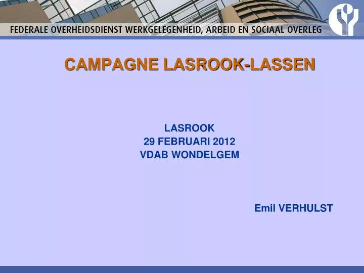 campagne lasrook lassen