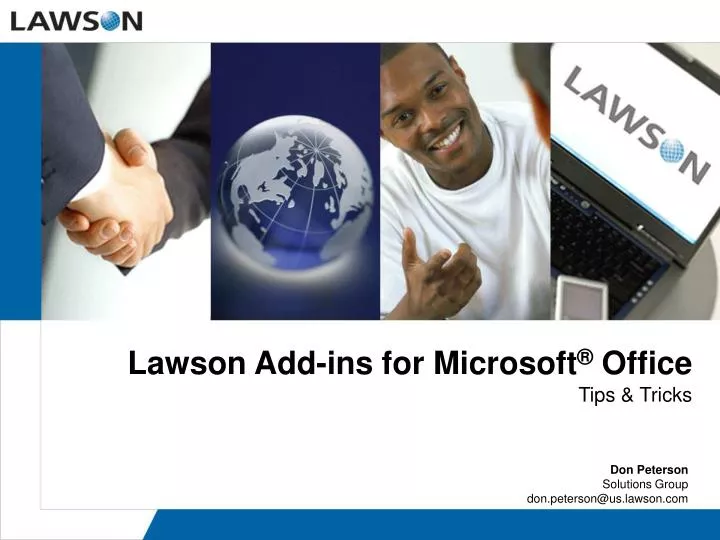 lawson add ins for microsoft office