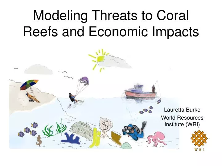 modeling threats to coral reefs and economic impacts