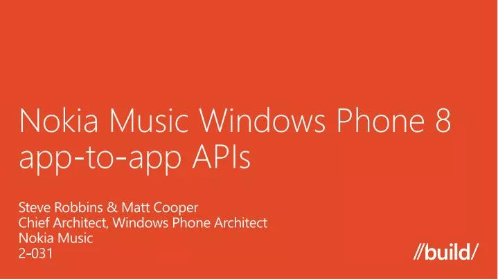 nokia music windows phone 8 app to app apis