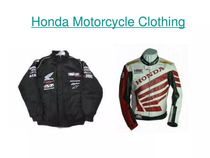 honda motorcycle clothing