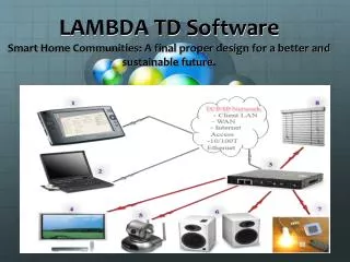 LAMBDA TD Software Smart Home Communities: A final proper design for a better and sustainable future.