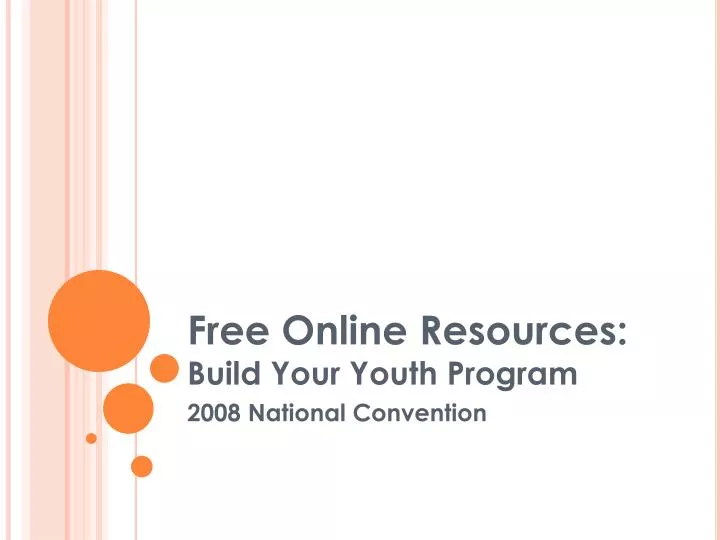 free online resources build your youth program