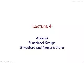 Lecture 4