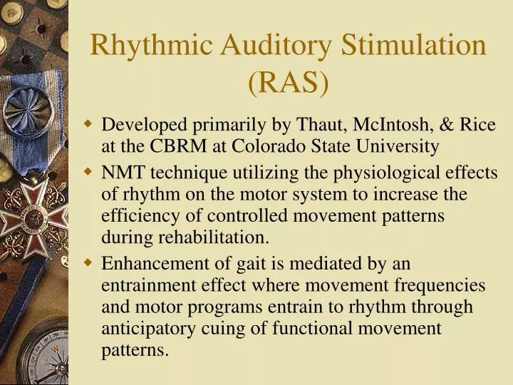 rhythmic auditory stimulation ras