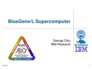BlueGene/L Supercomputer