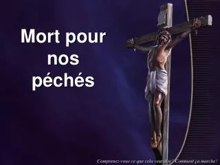 Mort pour nos péchés