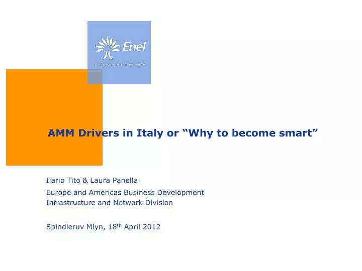amm drivers in italy or why to become smart