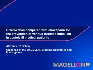 Rivaroxaban compared with enoxaparin for the prevention of venous thromboembolism in acutely ill medical patients