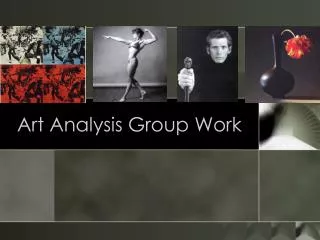 Art Analysis Group Work