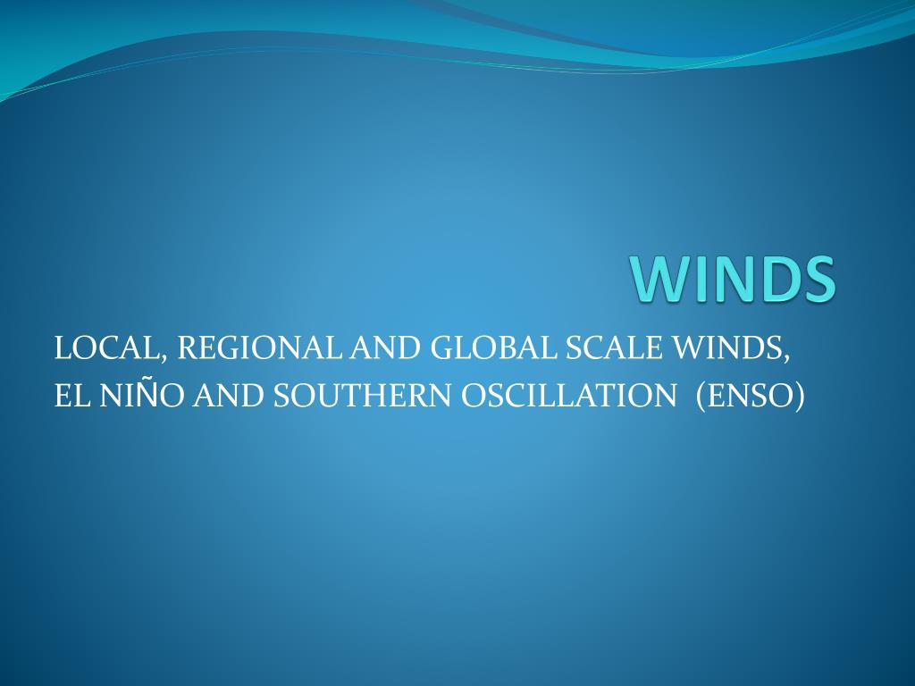 PPT - WINDS PowerPoint Presentation, free download - ID:1364248