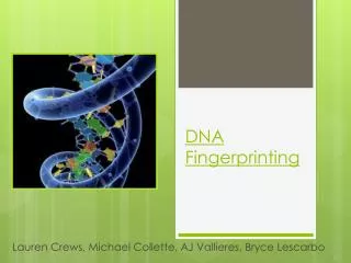 DNA Fingerprinting