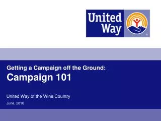 Getting a Campaign off the Ground: Campaign 101