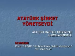 atat rk rket y netseyd