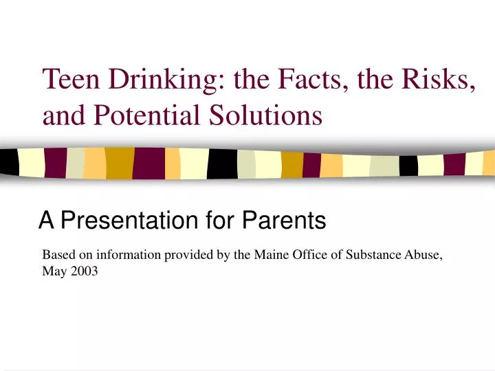 teen drinking the facts the risks and potential solutions