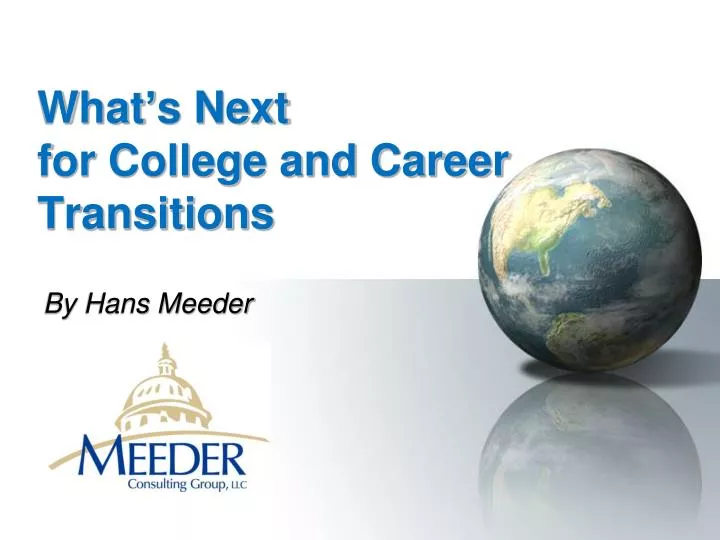 what s next for college and career transitions