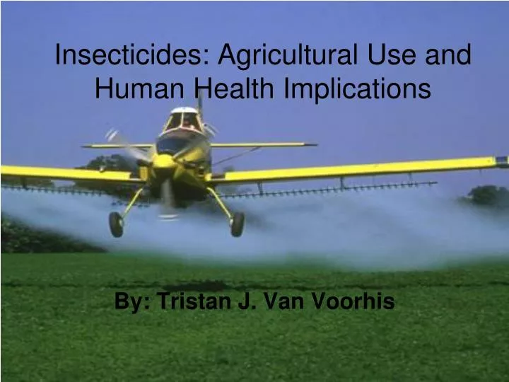 insecticides agricultural use and human health implications