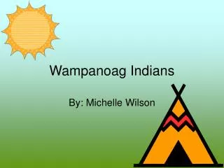 Wampanoag Indians
